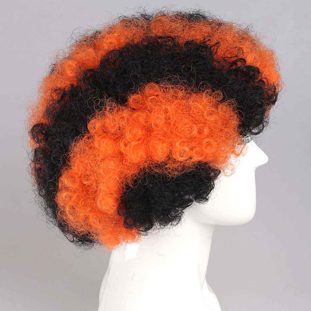 flagwigs, football wigs, fan wigs, afro wigs, mullet wigs, bob wigs, euro wigs,  premier league wigs,Hull City  Afro Wig