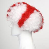 flagwigs, football wigs, fan wigs, afro wigs, mullet wigs, bob wigs, euro wigs,  premier league wigs,England Afro Wig 